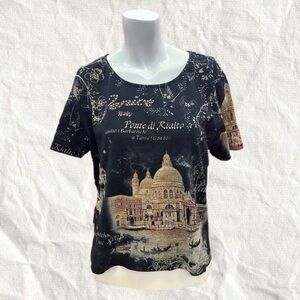 Y2K Funky Vintage Venice Graphic Women's Top XL 2000’s